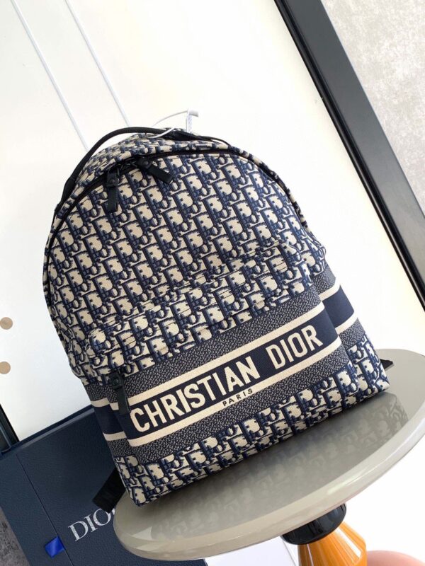DIOR embroidery backpack