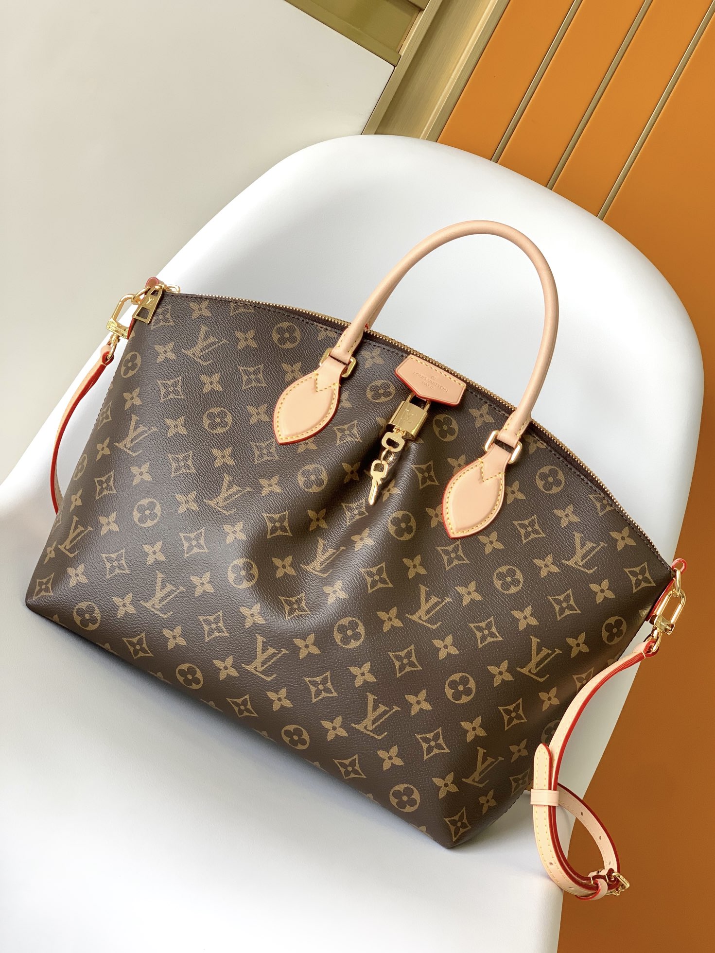 LV Boetie zipper tote bag