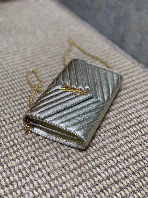 YSL top caviar ball print bag - Image 3