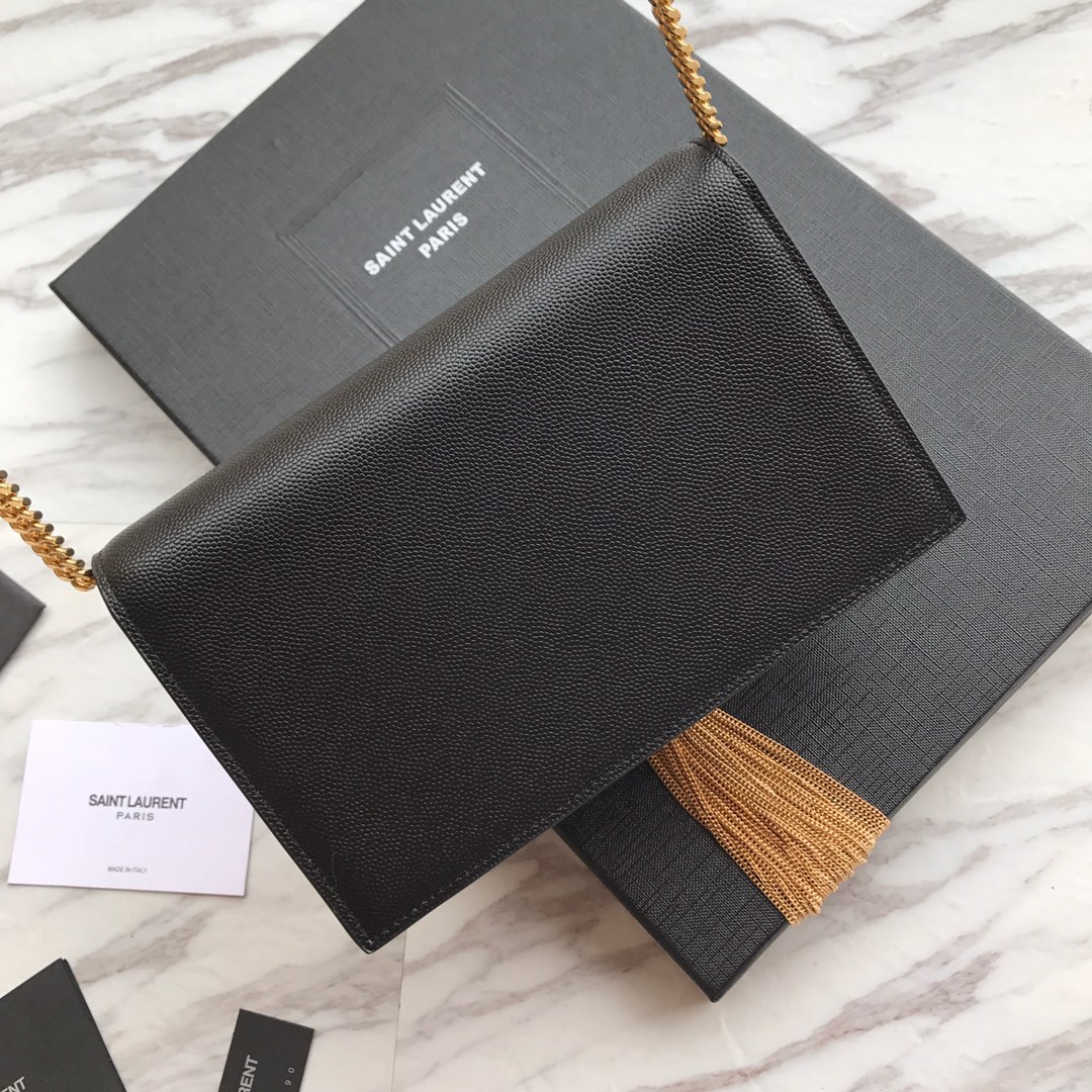 YSL ball leather with metal tassel bag - Image 6