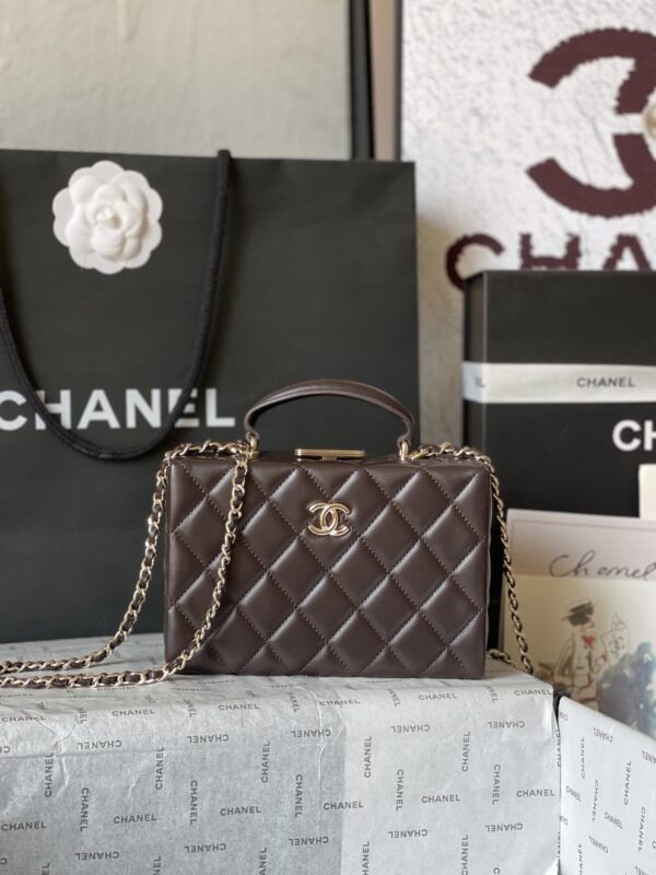 CHANEL makeup chain bag