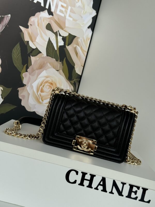 CHANEL leboy calfskin bag