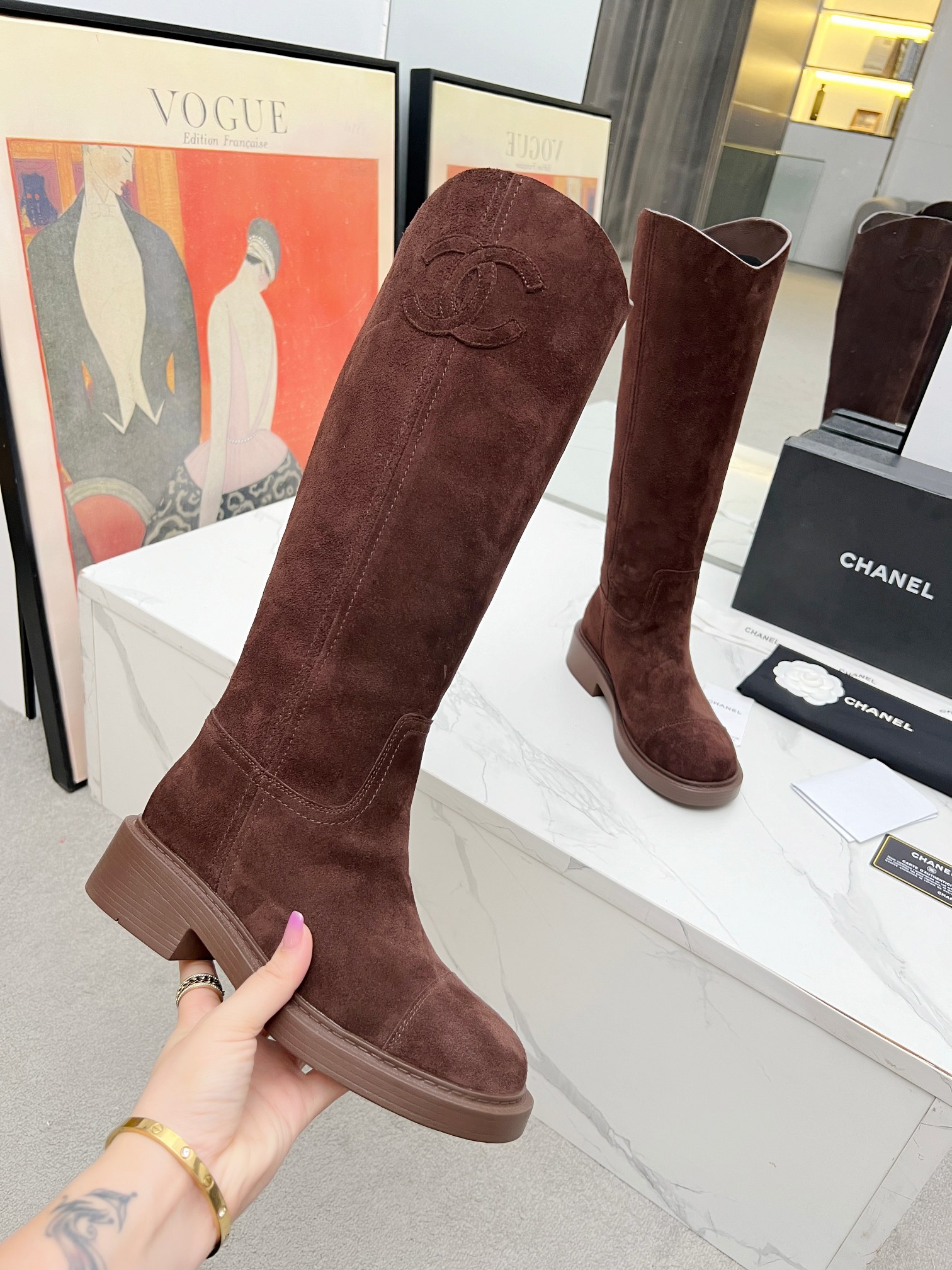 CHANEL classic boots - Image 5