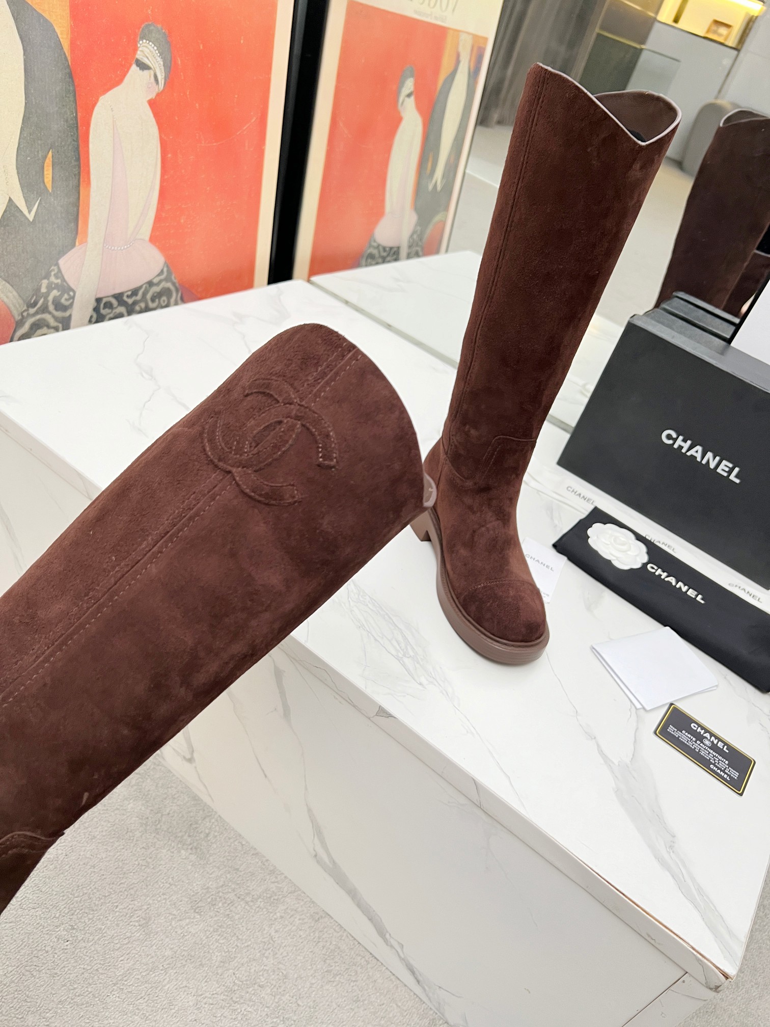CHANEL classic boots - Image 6