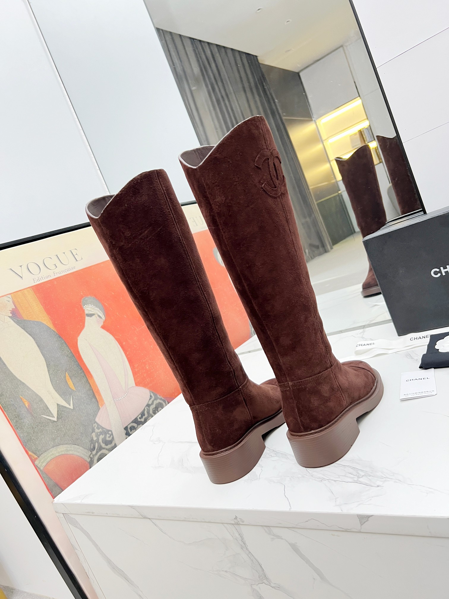 CHANEL classic boots - Image 8