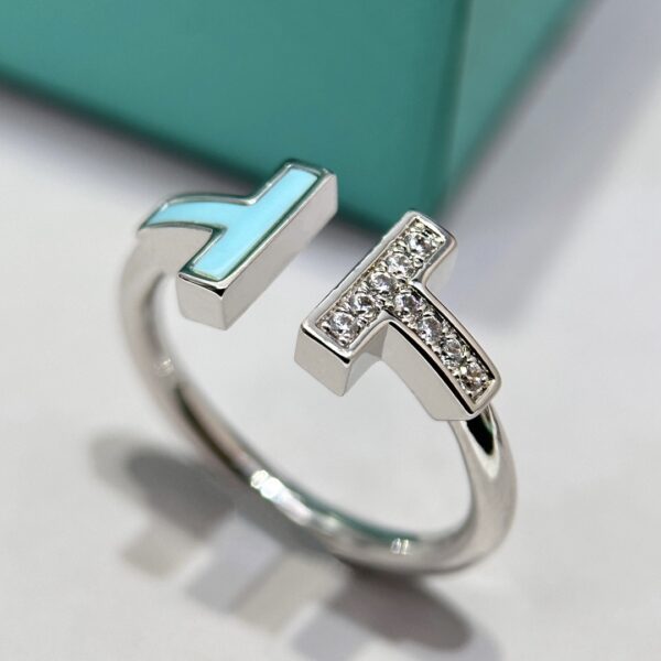 Tiffany&co Tiffany double T ring
