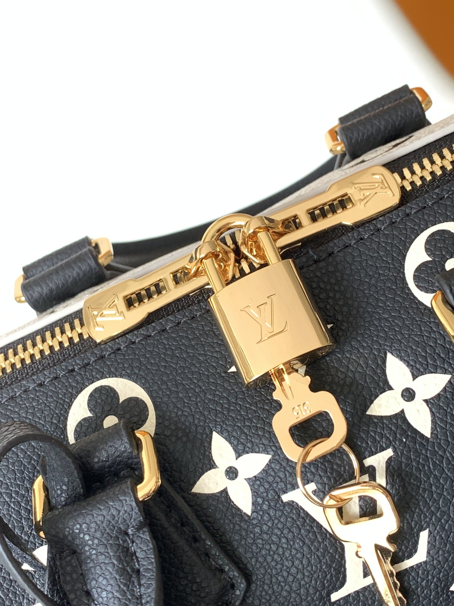 LV black & white speedy pillow bag - Image 5