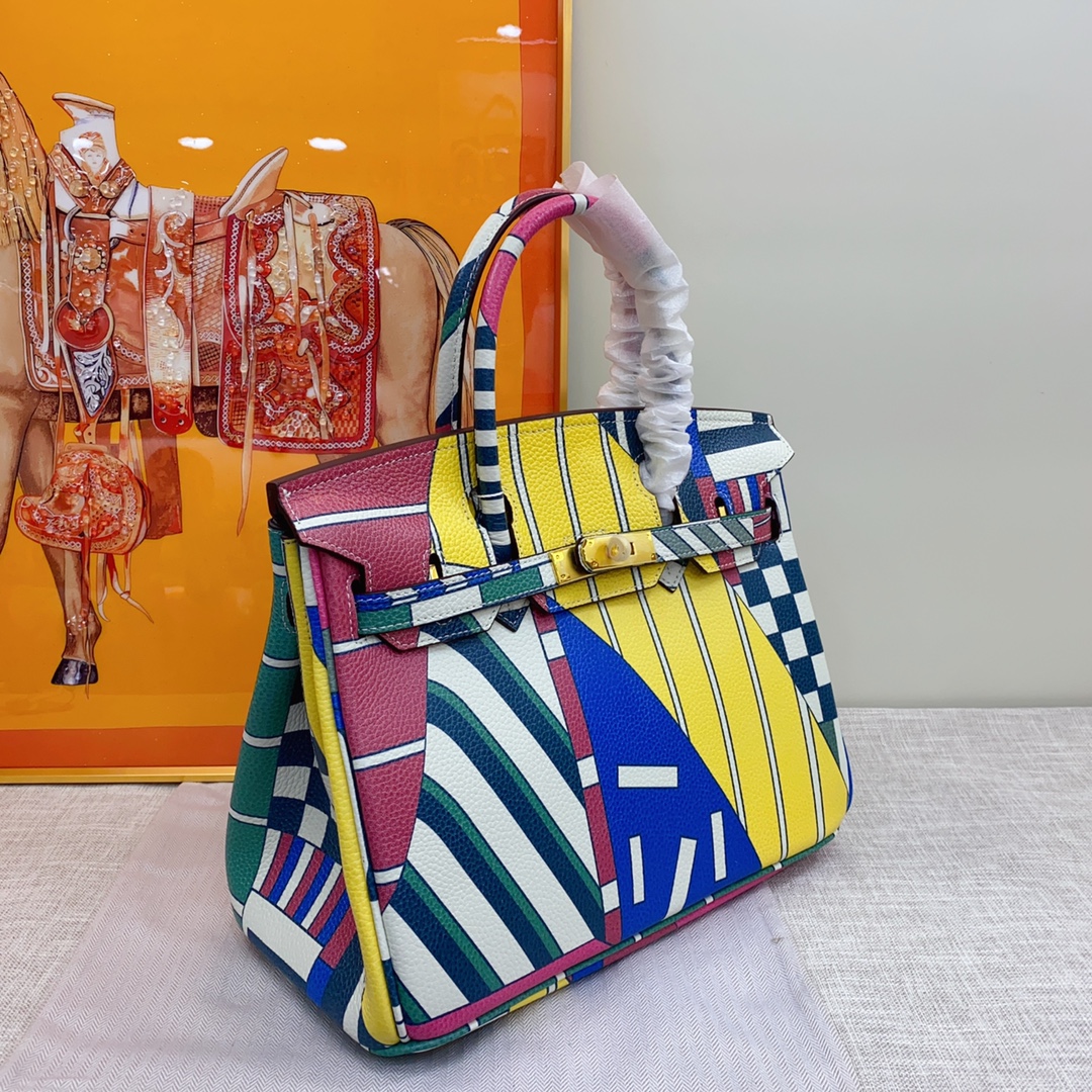 Hermes Platinum Graffiti Bag - Image 2