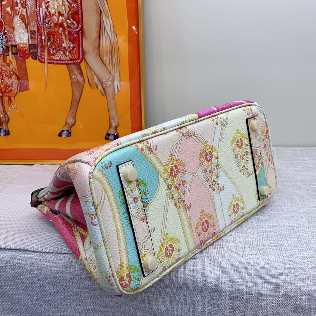 Hermes Platinum Graffiti Bag - Image 4