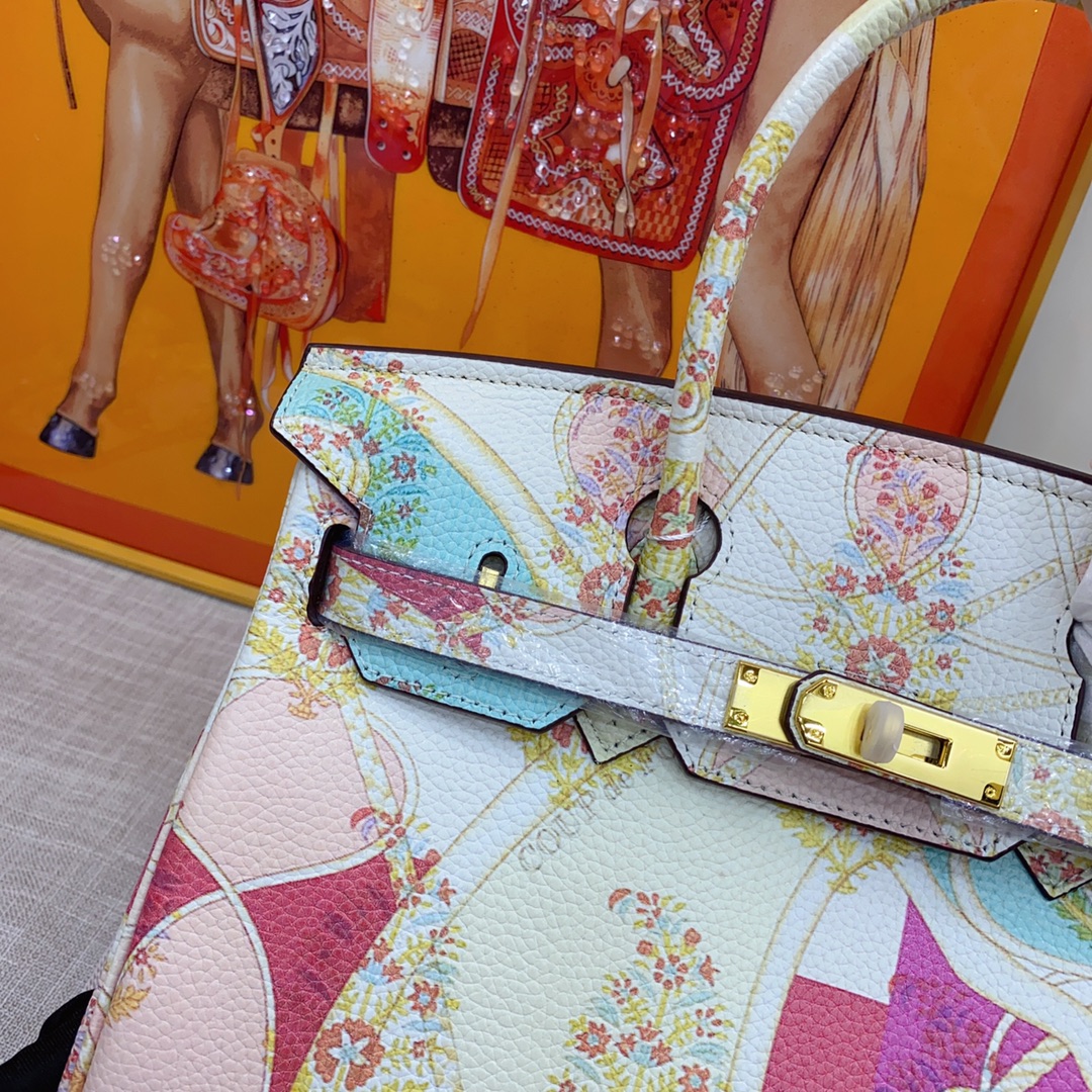 Hermes Platinum Graffiti Bag - Image 5