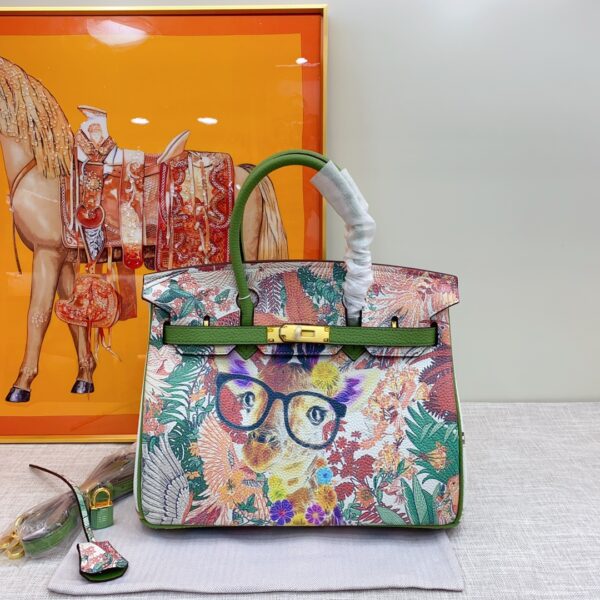 Hermes Platinum Graffiti Bag