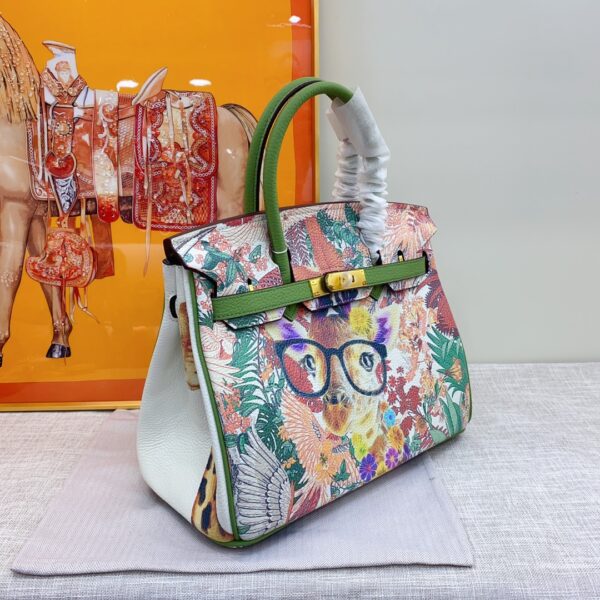 Hermes Platinum Graffiti Bag - Image 2