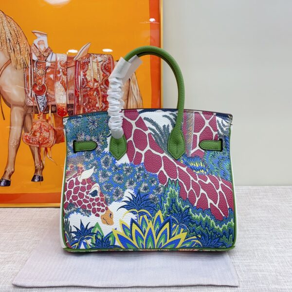 Hermes Platinum Graffiti Bag - Image 3