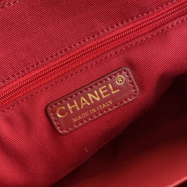 Chanel Large Lamb Wool Shell Bag - Image 7