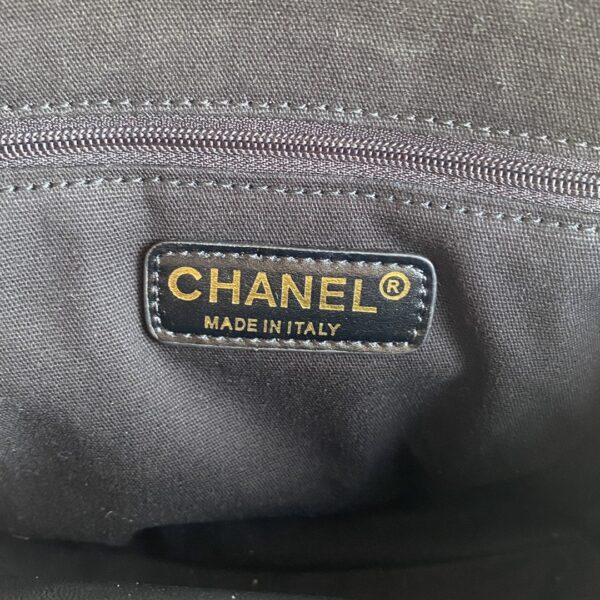 Chanel Large Lamb Wool Shell Bag - Image 7