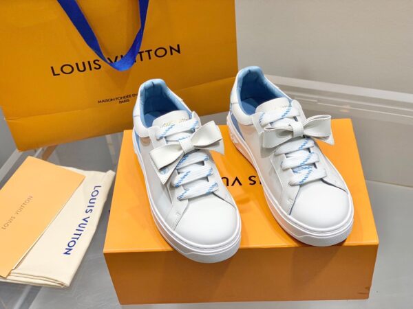 LV thick soled white shoes