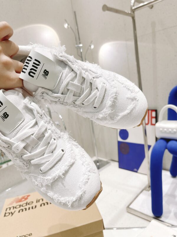 Miumiu x New Balance 574 Co branded NB Sports Shoes - Image 5