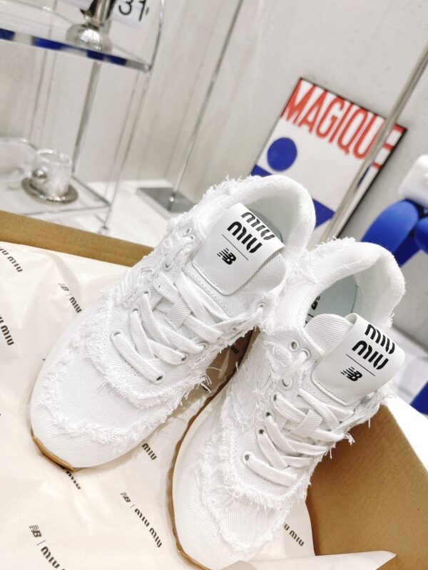 Miumiu x New Balance 574 Co branded NB Sports Shoes - Image 6
