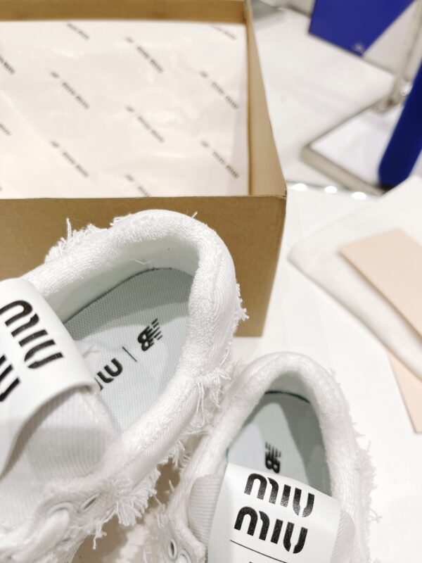 Miumiu x New Balance 574 Co branded NB Sports Shoes - Image 7