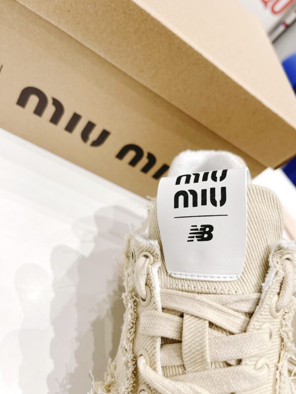 Miumiu x New Balance 574 Co branded NB Sports Shoes - Image 6
