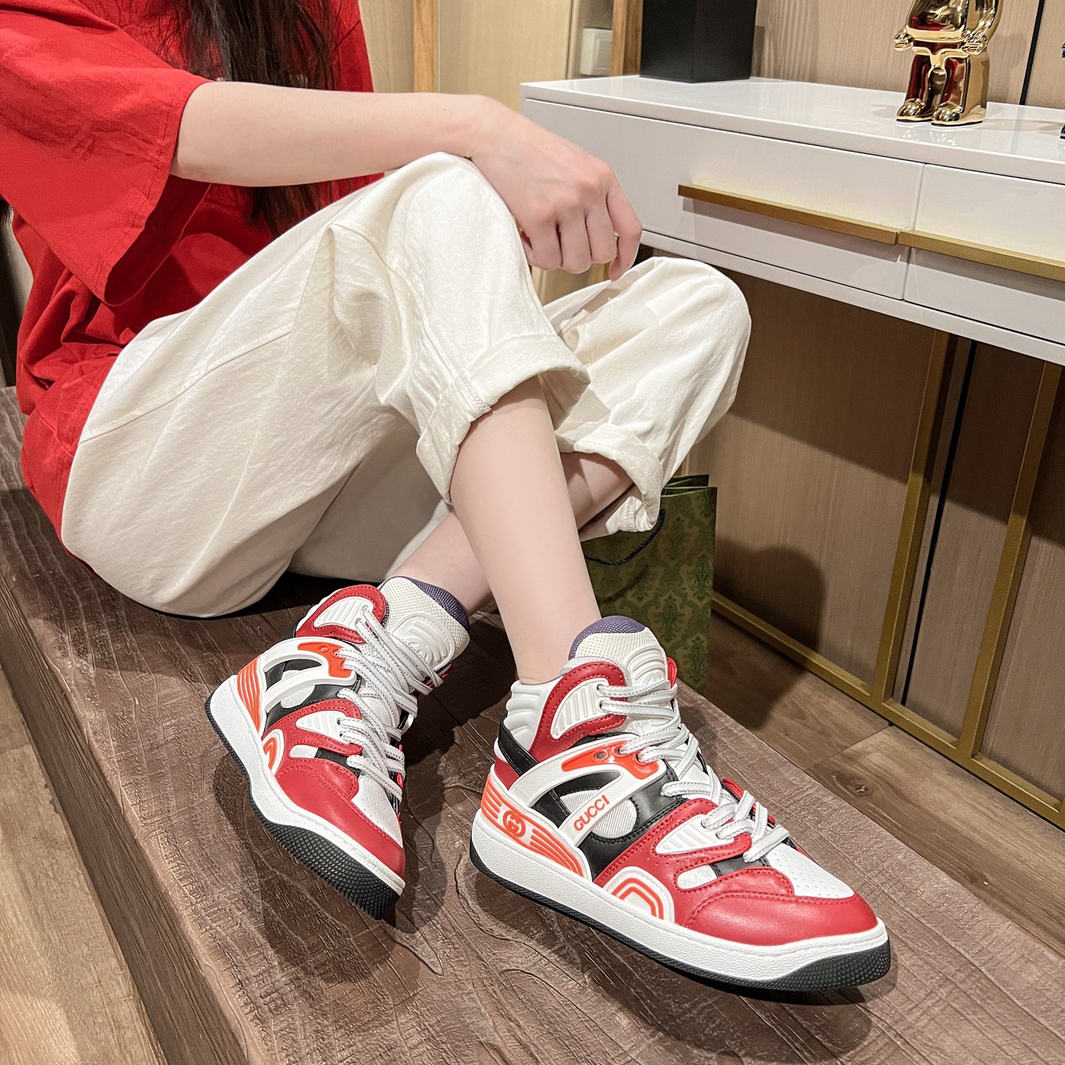 GUCCI basketball shoes - Image 2