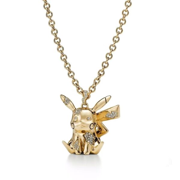 Tiffany & Co.xPokemon & Co-branded Pikachu Necklace jewelry - Image 3