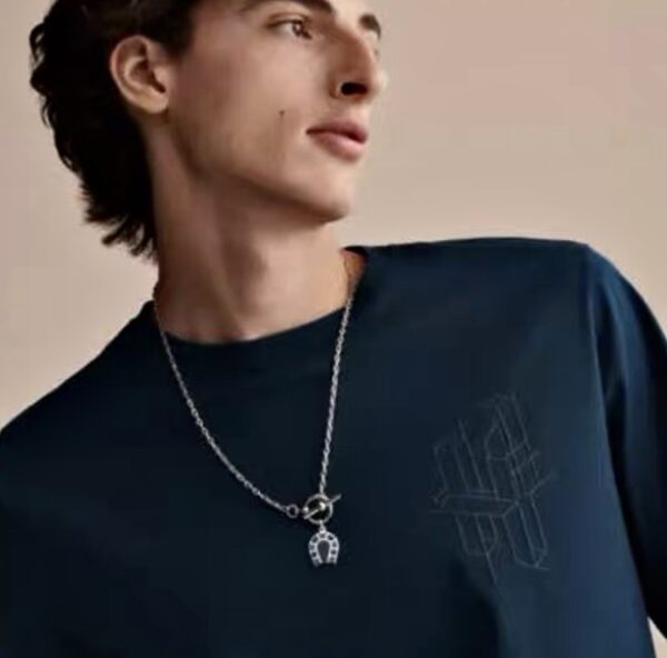HERMES horseshoe necklace - Image 4