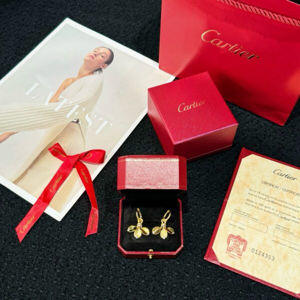 CARTIER new coffee bean earrings - Image 2