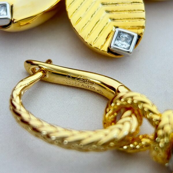CARTIER new coffee bean earrings - Image 9