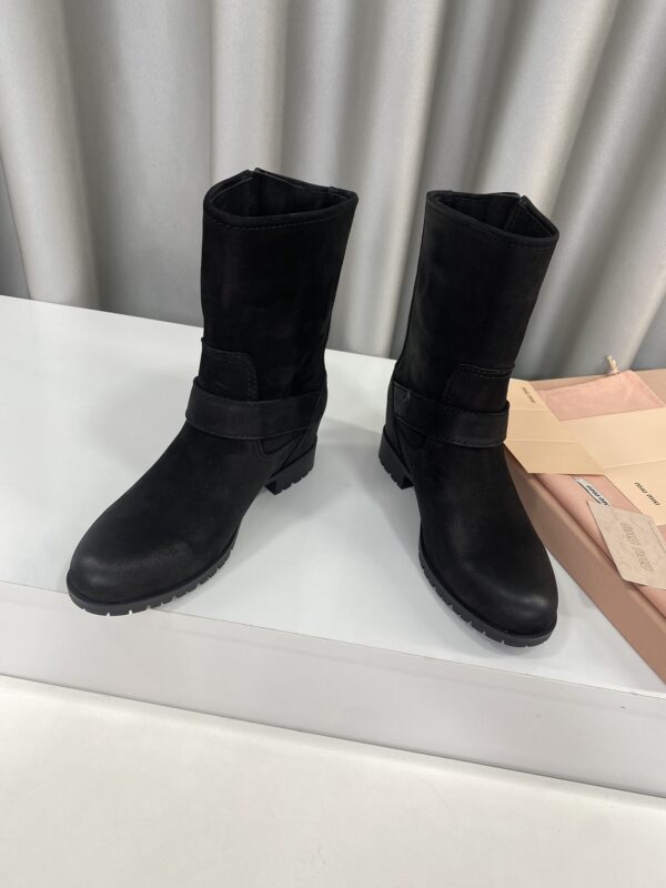 Miu Miu Retro Knight Boots - Image 2