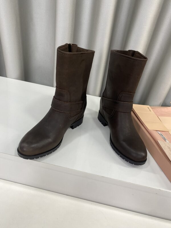 Miu Miu Retro Knight Boots - Image 2