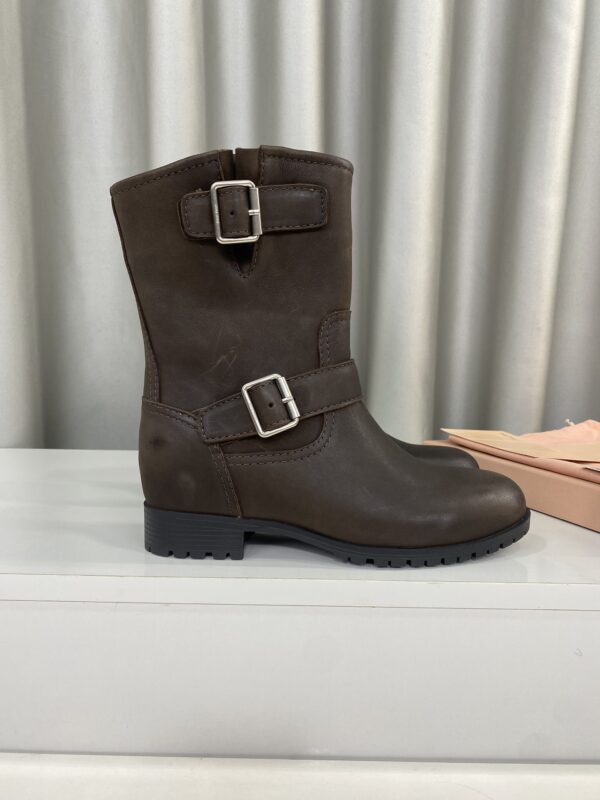 Miu Miu Retro Knight Boots - Image 3