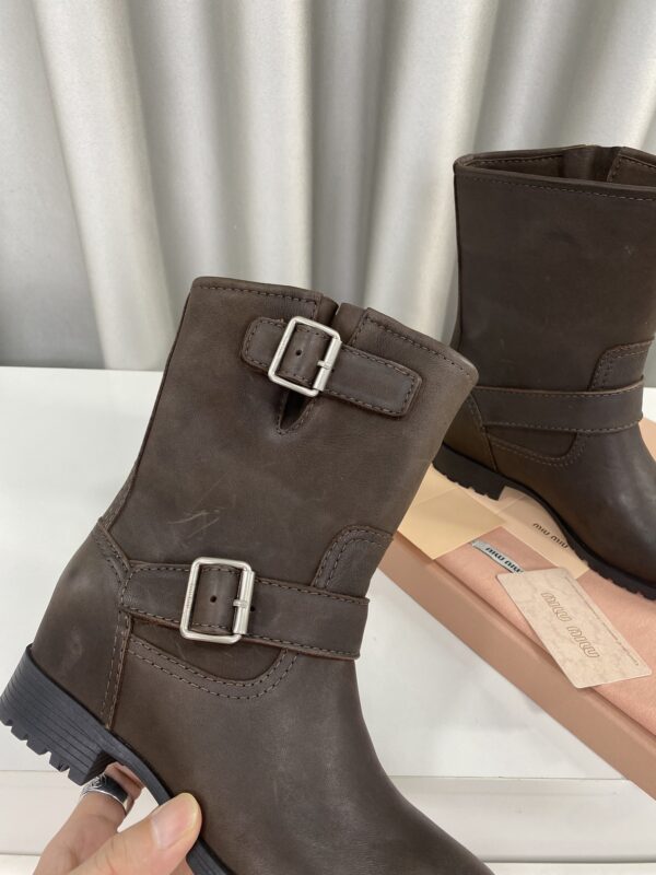 Miu Miu Retro Knight Boots - Image 5