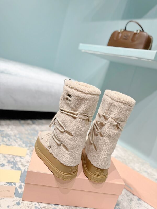 Miu Miu Retro Knight Boots - Image 3