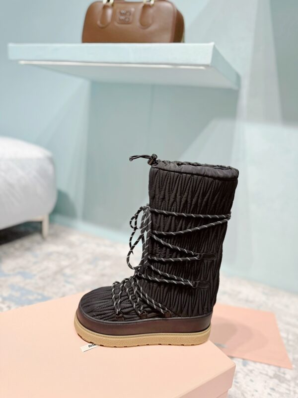 Miu Miu Retro Knight Boots - Image 3