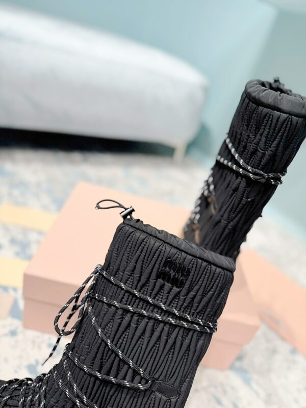 Miu Miu Retro Knight Boots - Image 5