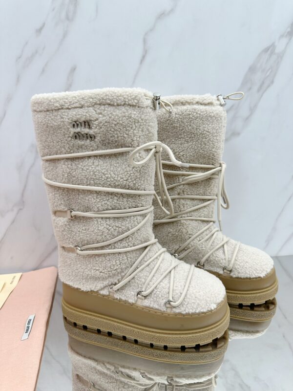 Miu Miu Retro Knight Boots - Image 2