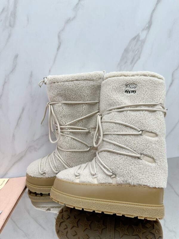 Miu Miu Retro Knight Boots - Image 3
