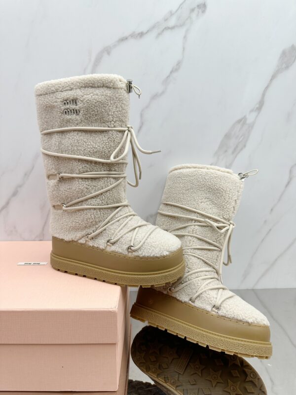 Miu Miu Retro Knight Boots - Image 4
