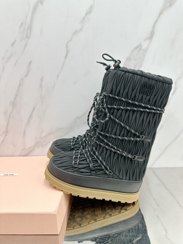 Miu Miu Retro Knight Boots - Image 4