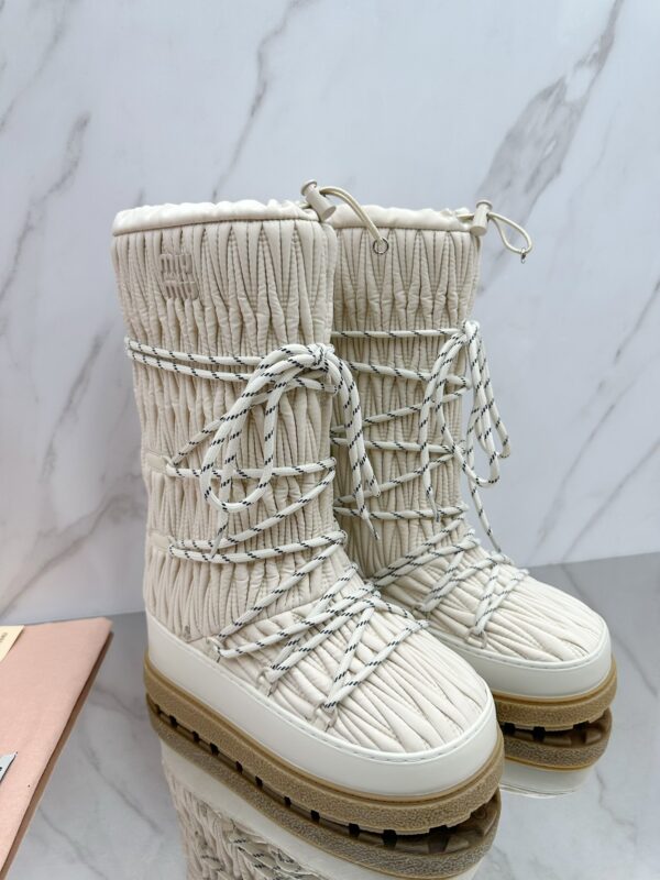 Miu Miu Retro Knight Boots - Image 3