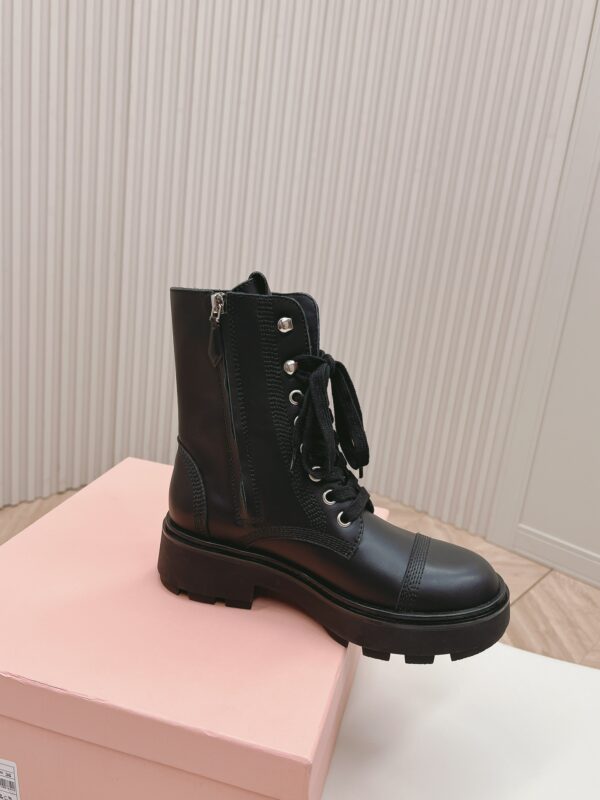 Miu Miu Retro Knight Boots - Image 2