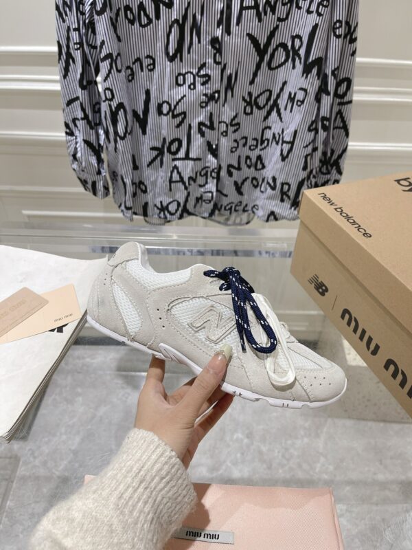 Miu Miu G027 x New Balance Co branded Sports Shoes - Image 3