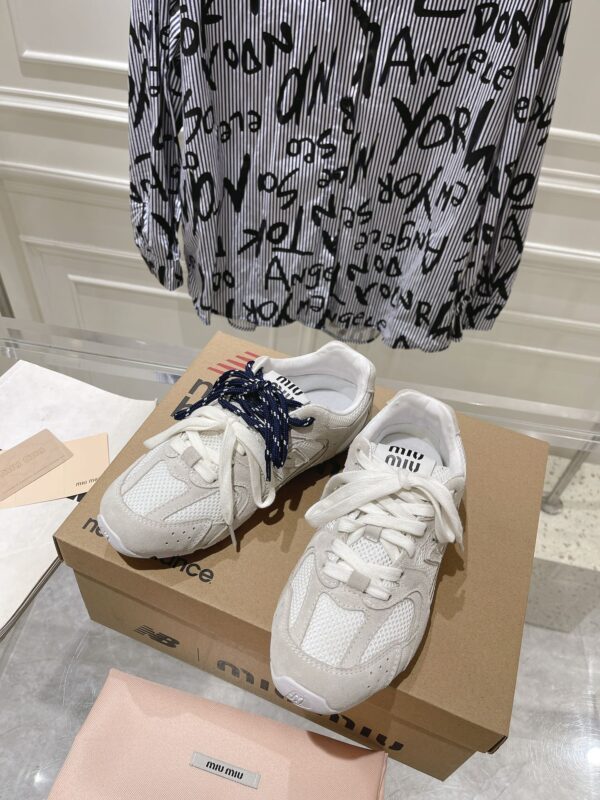 Miu Miu G027 x New Balance Co branded Sports Shoes