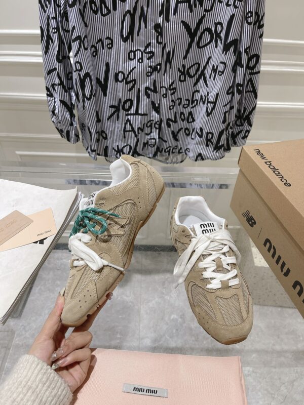 Miu Miu G027 x New Balance Co branded Sports Shoes - Image 2