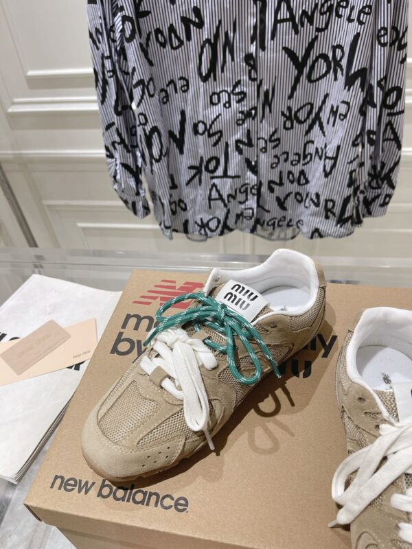 Miu Miu G027 x New Balance Co branded Sports Shoes - Image 5