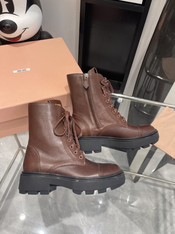 Miu Miu Retro Knight Boots - Image 4
