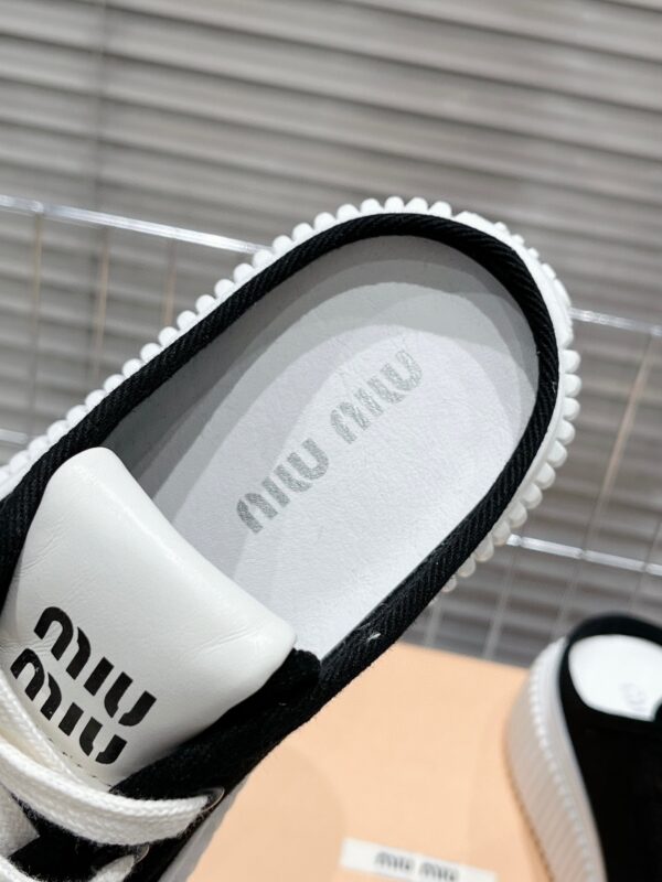 Miu Miu thick soled white shoes - Image 5