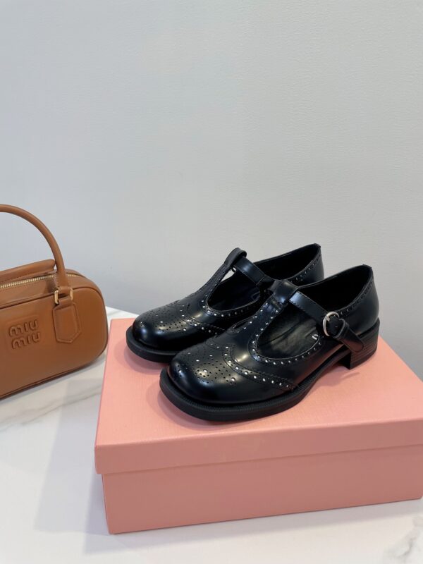Miu Miu British style loafers