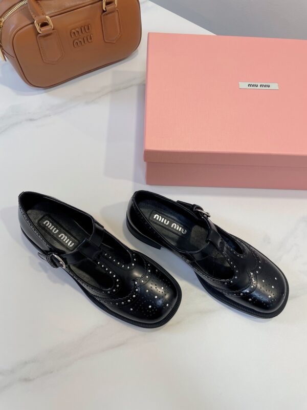Miu Miu British style loafers - Image 7